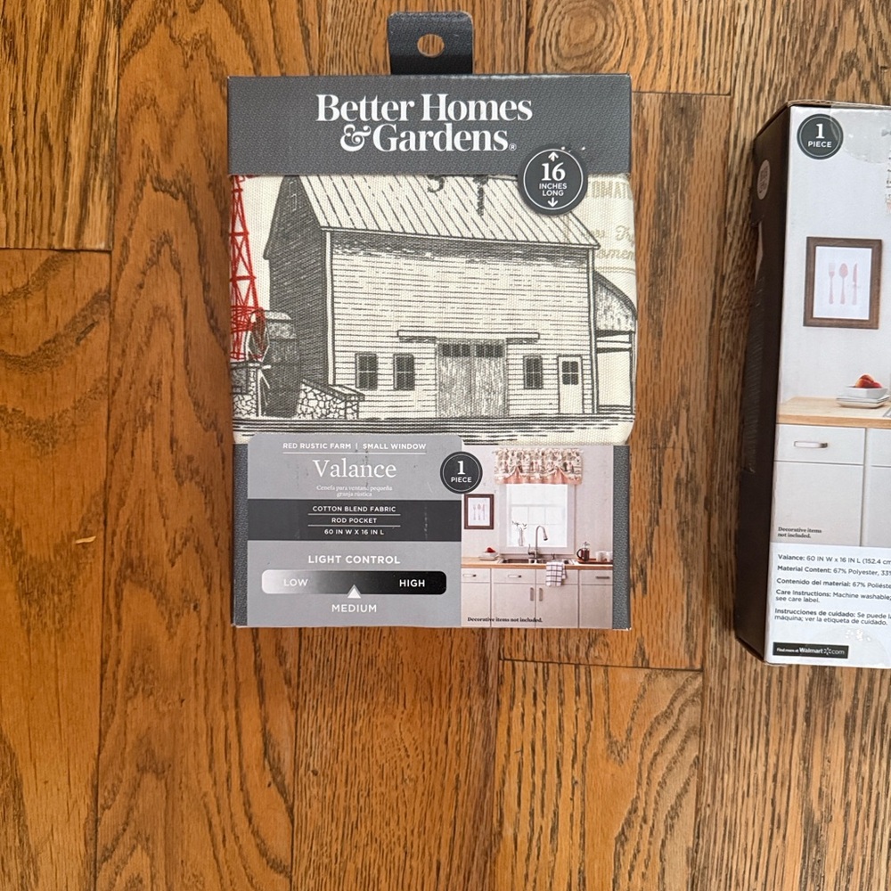 2 Better Homes And Gardens Cream Window Valances